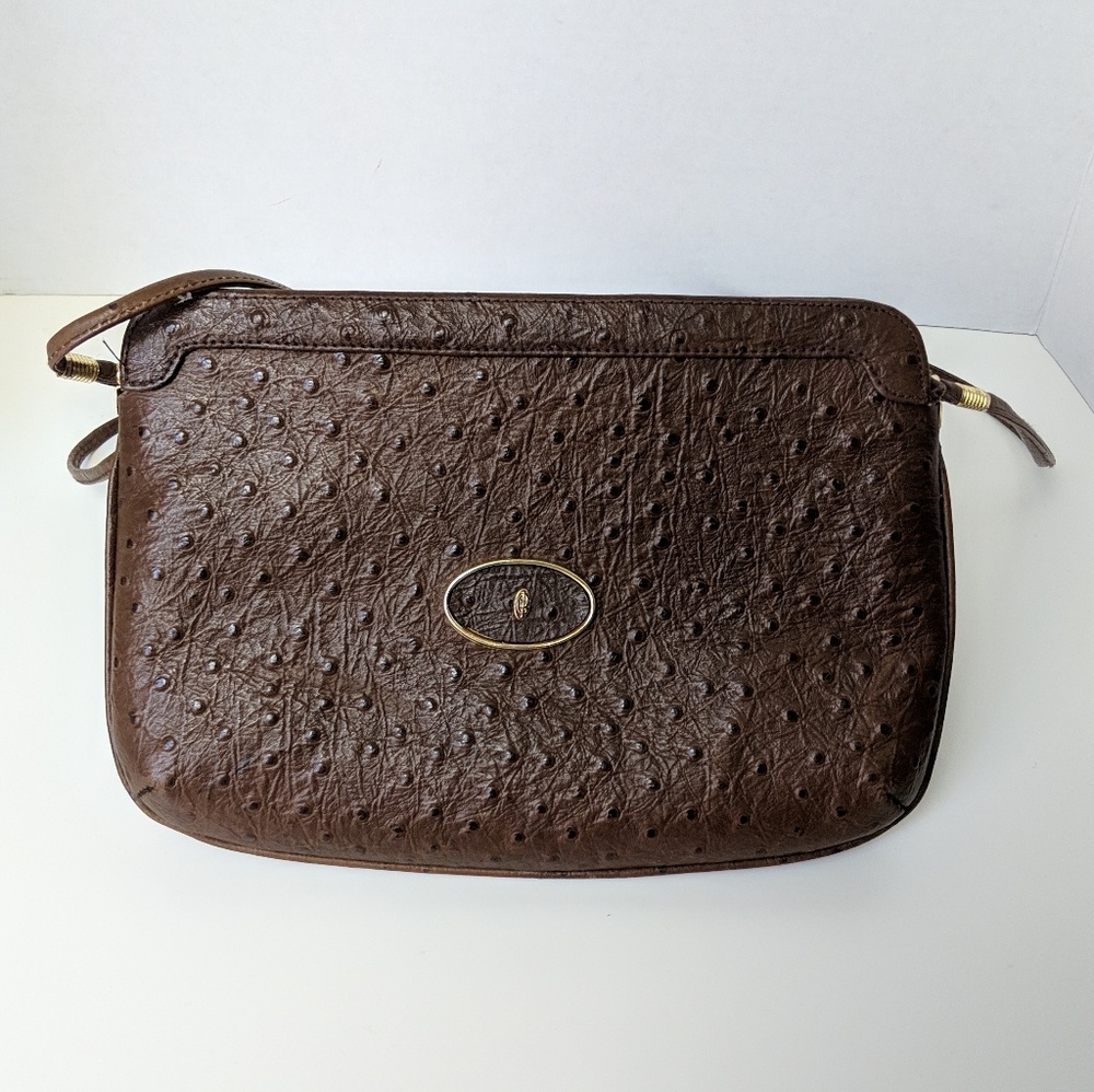 Paola Mini Brown Clutch Crossbody Bag